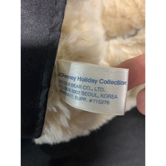 JC Penny Year 2000 26" Bear Holiday Collection Plush Staffed Toy Animal - Picture 9 of 9